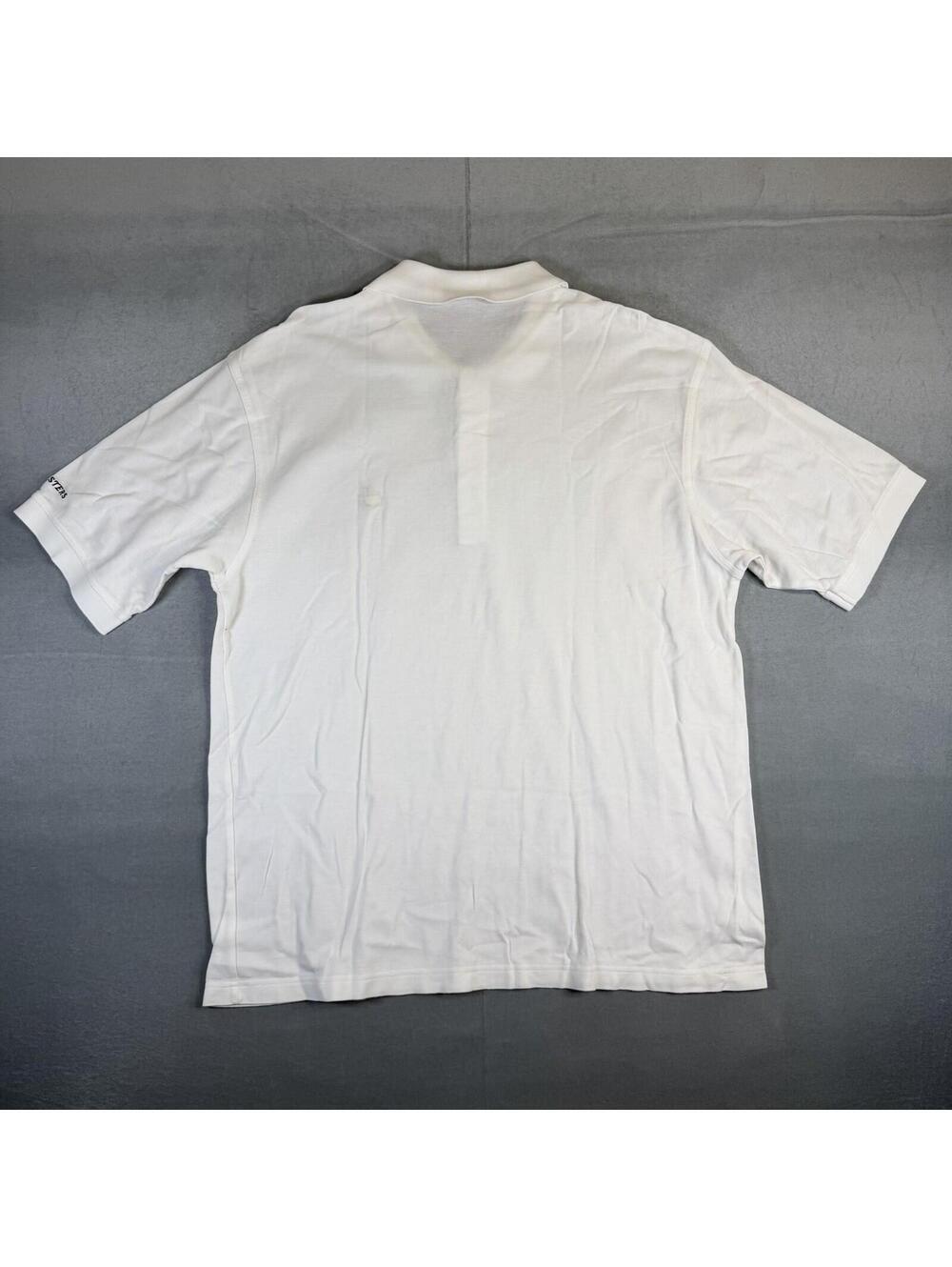 Masters Collection Polo Shirt Mens XL White Cotton Pique Golf Augusta VTG - Picture 3 of 7
